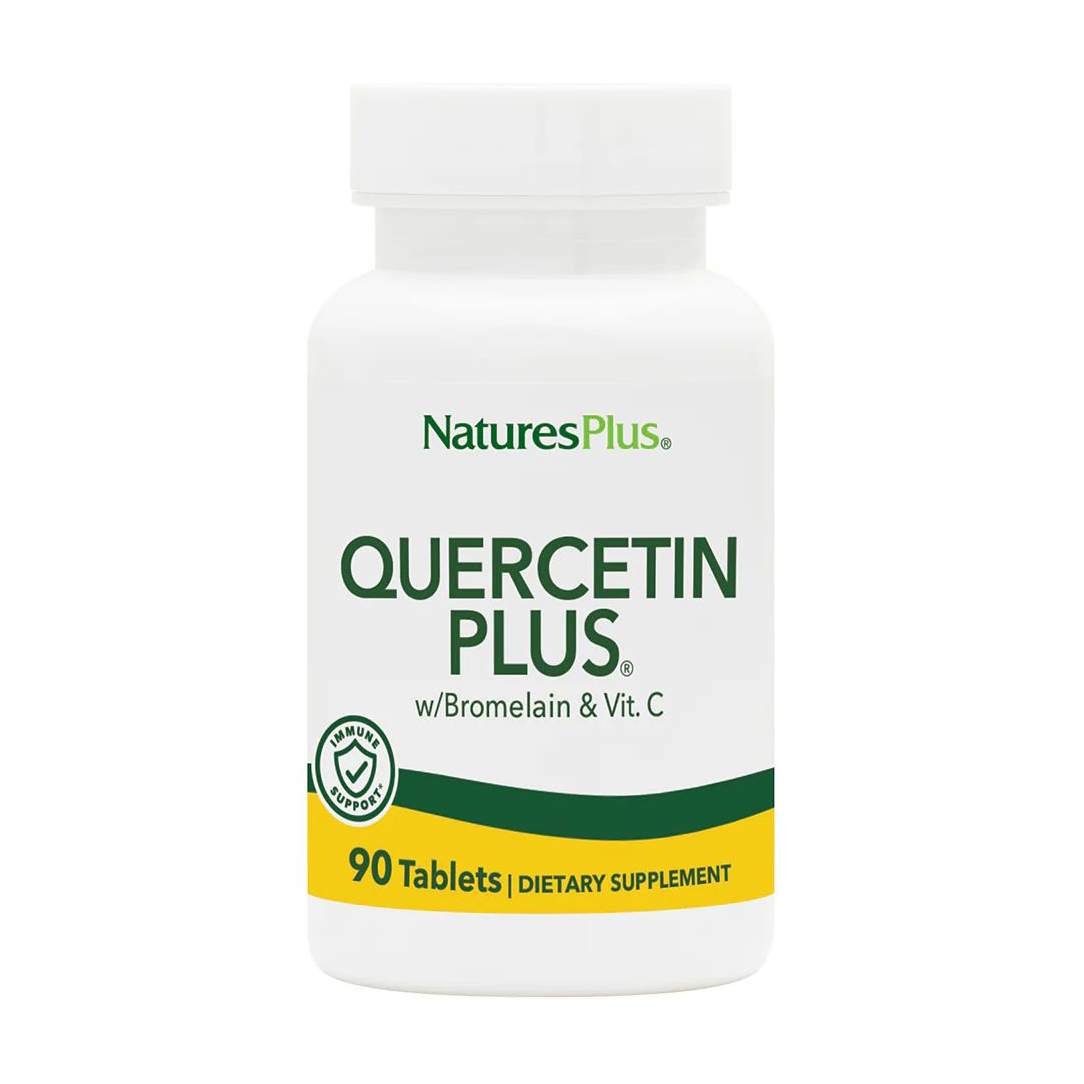 Кверцетин Плюс та Вітамін C Nature's Plus Quercetin Plus with Vitamin C, 90 таблеток