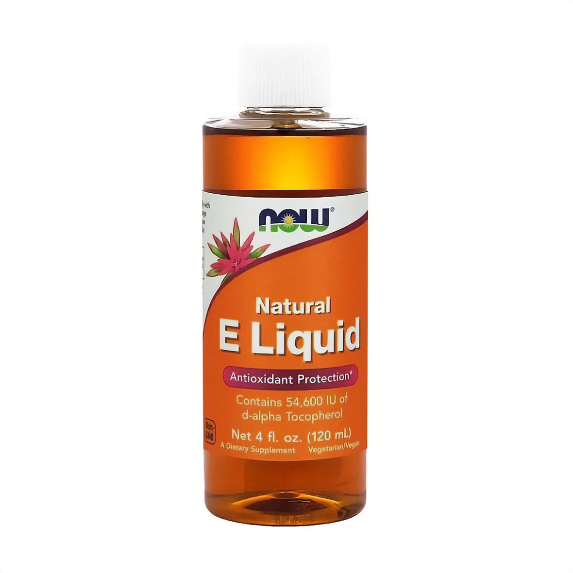 Вітамін Е NOW Foods Vitamin E Liquid в рідині, 120 мл